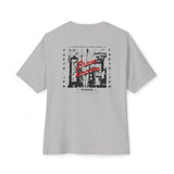 Tokyo Graphic Tee — "Brave Spirit" Oversized Boxy Shirt
