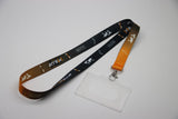 PBJJF Lanyard with Badge Holder – Black & Gold Gradient