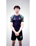 Brave Kimonos X Submission Snax  Jaguar Rash Guard short sleeve