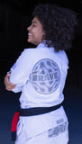 Brave Be Water Gi - White on White